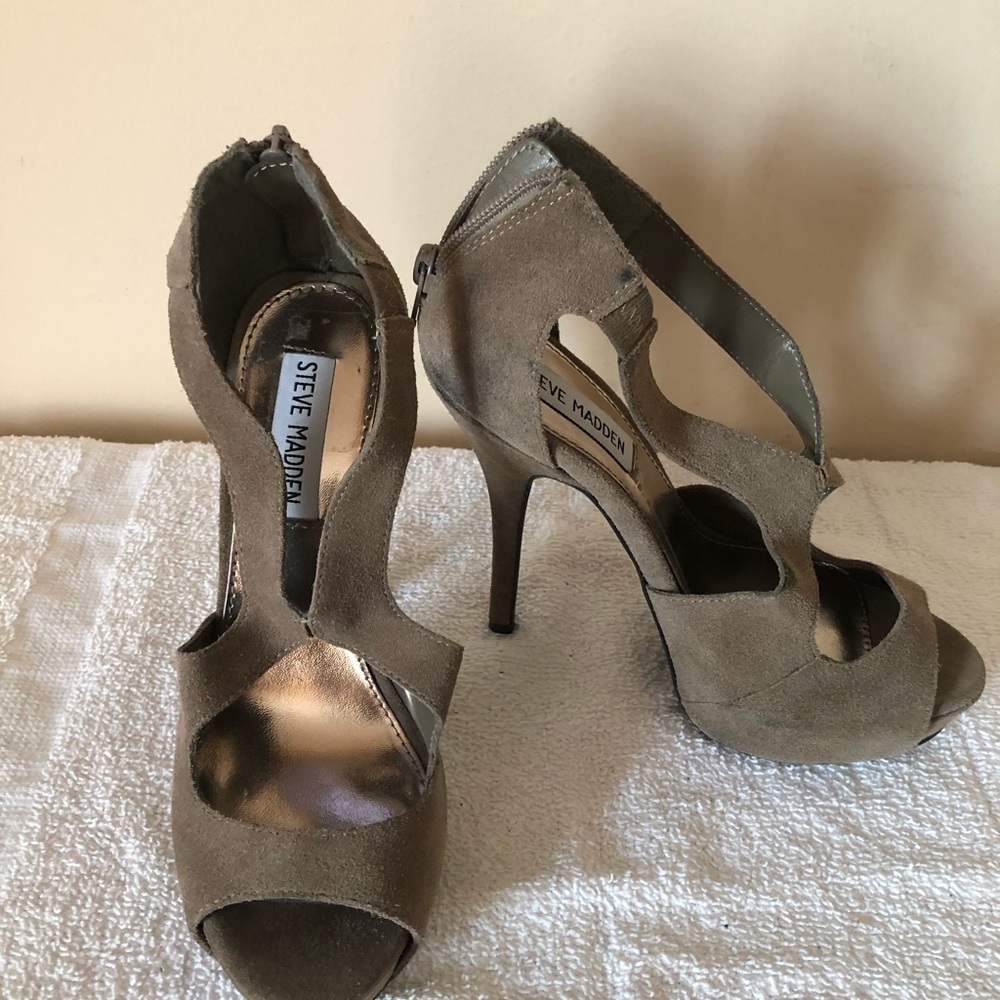 🆕STEVE MADDEN SUEDE STILETTOS 👠6 - Picture 1 of 6
